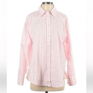 Zara Long Sleeve Button Down Over Size Shirt